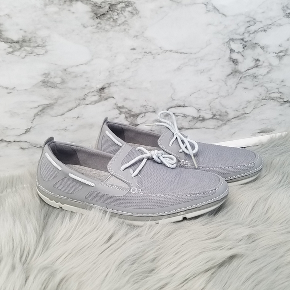 clarks cloudsteppers mens silver